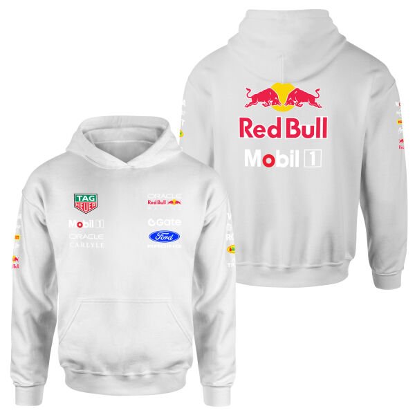 Oracle Red Bull Racing 2026 Teamline Hoodie L - Beyaz