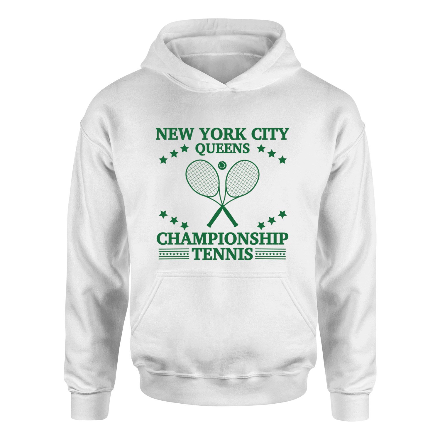 NYC Queens Tenis Casual Hoodie