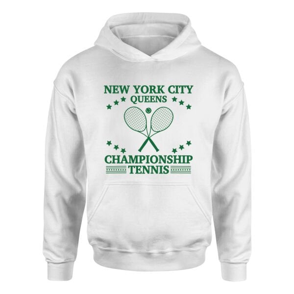 NYC Queens Tenis Casual Hoodie