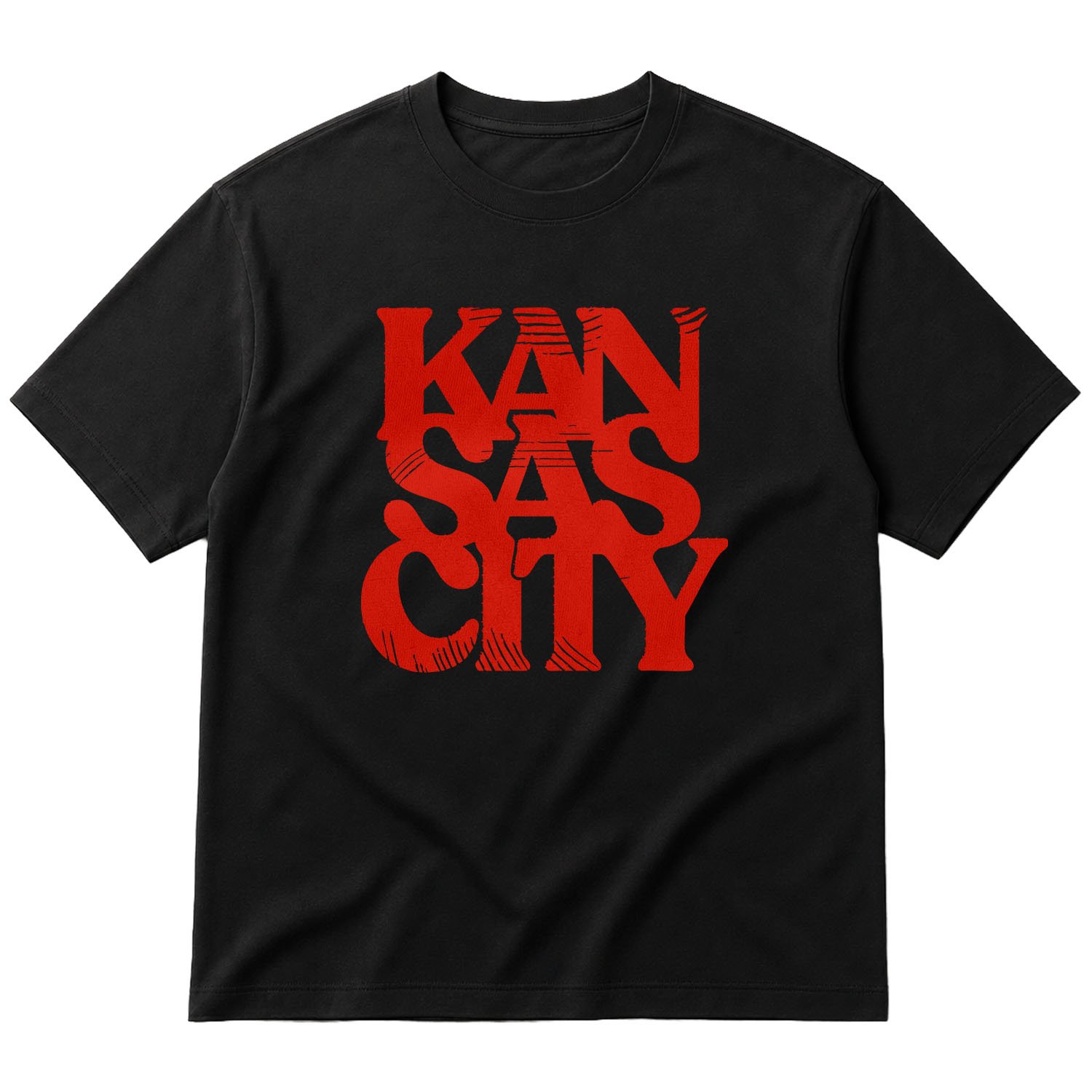 Kansas City Oversize Tişört S - Siyah