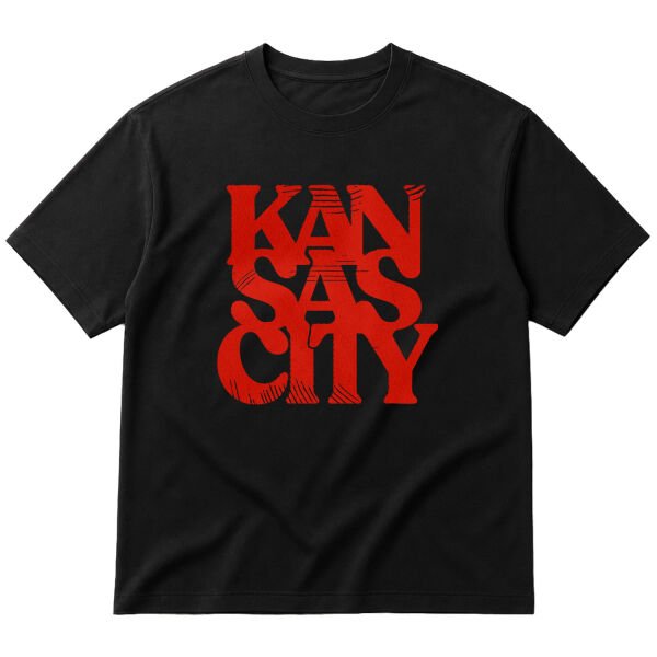 Kansas City Oversize Tişört S - Siyah