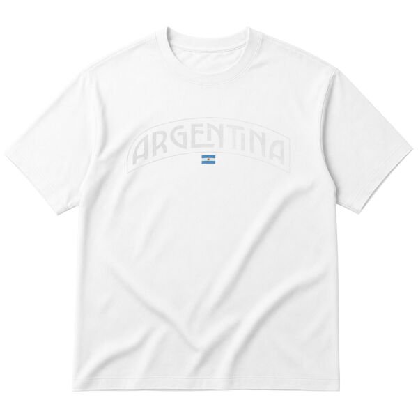 Arjantin Oversize Tişört M - Beyaz