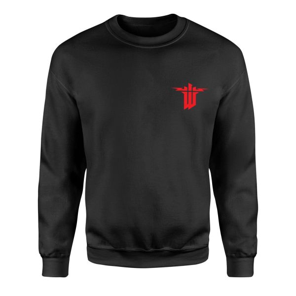 Wolfenstein Sweatshirt S - Siyah