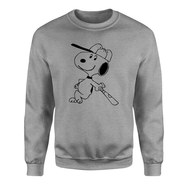 Snoopy Sweatshirt S - Gri