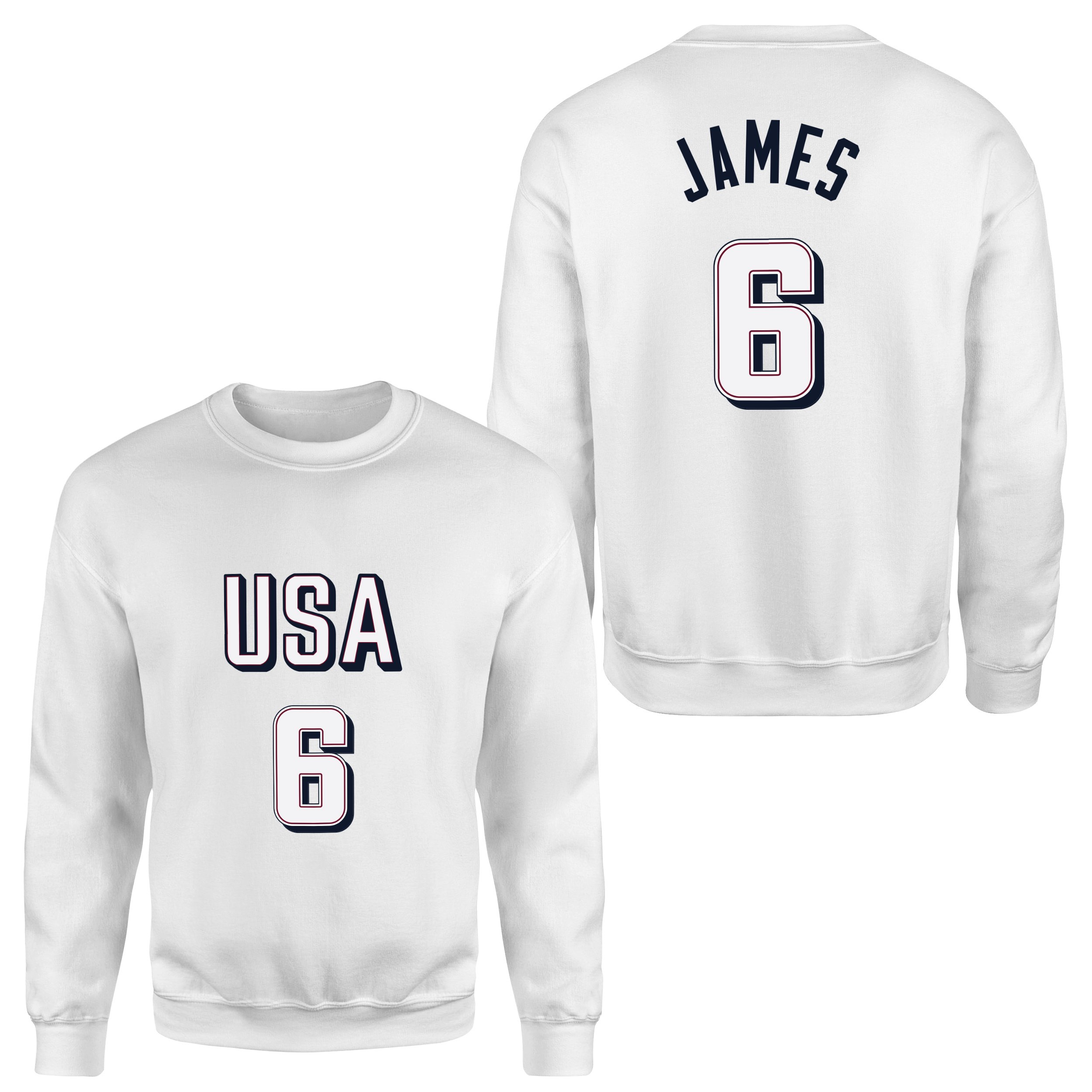LeBron James Forma Sweatshirt L - Beyaz