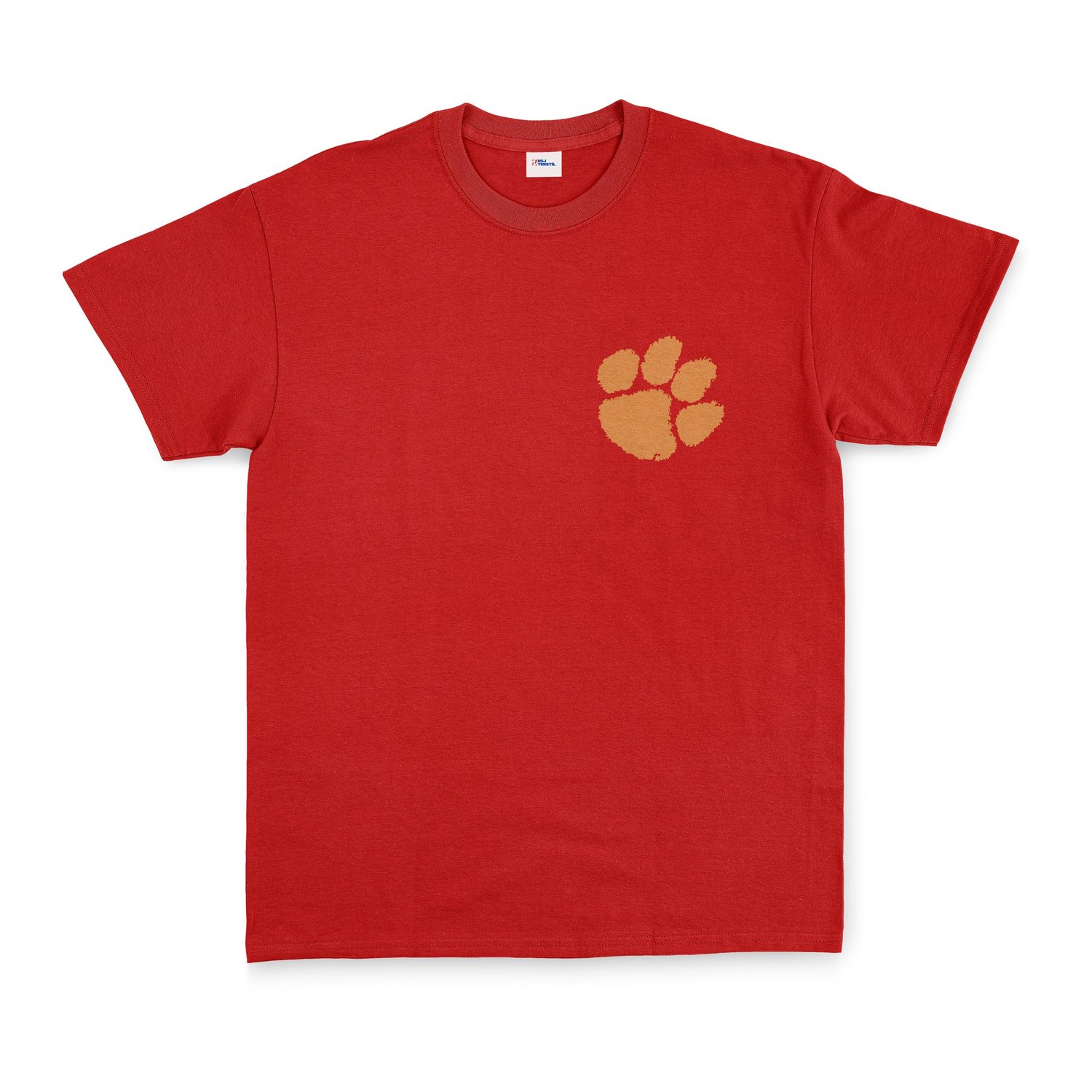 Clemson Tigers Tişört L - Kırmızı