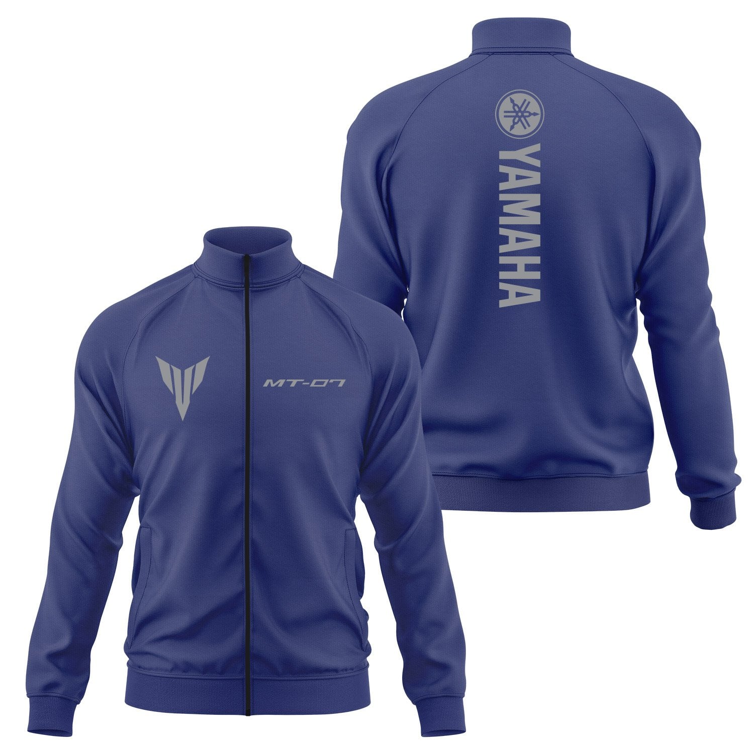 Yamaha MT07 Fermuarlı Sweatshirt L - İndigo Mavisi