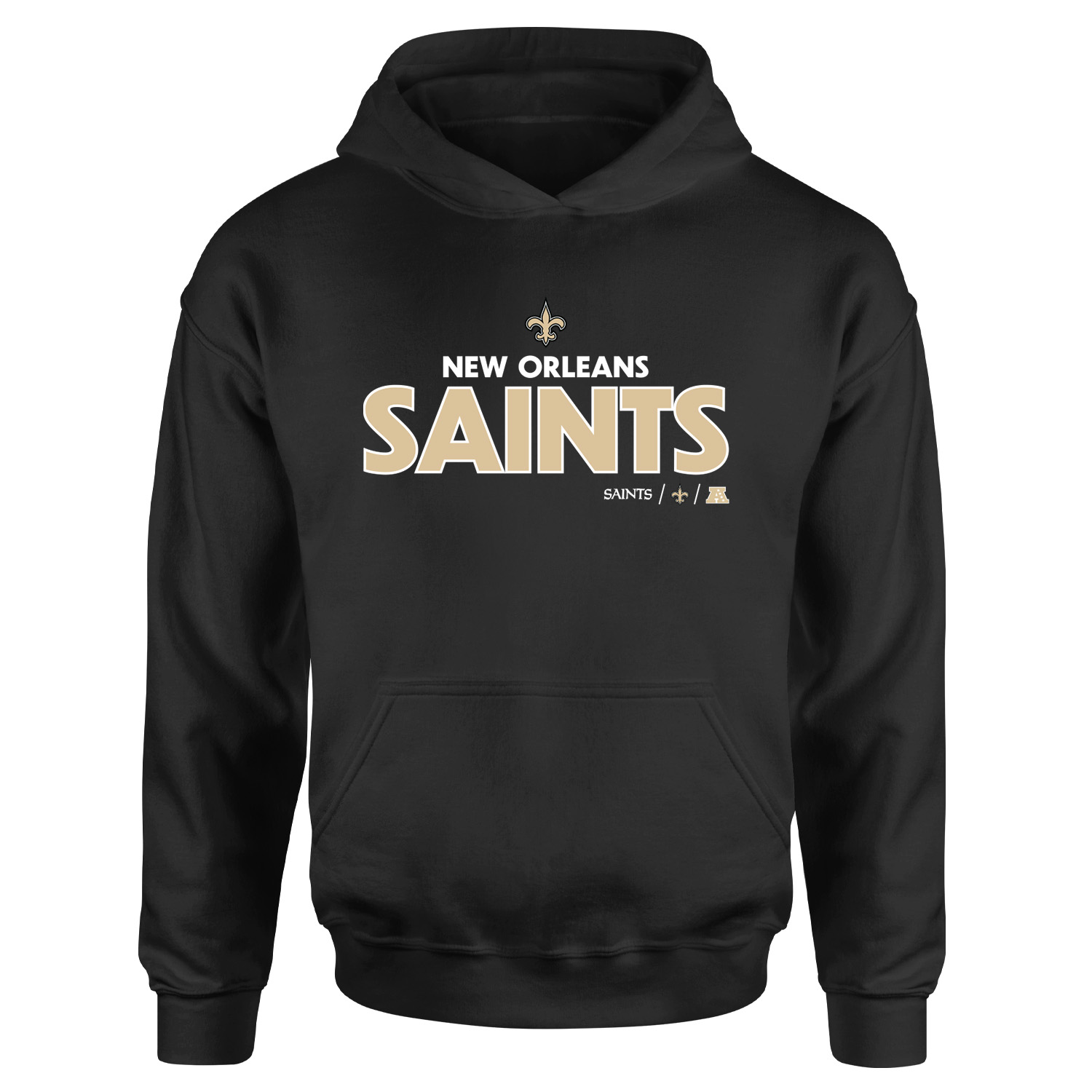 New Orleans Saints AFC Hoodie L - Siyah