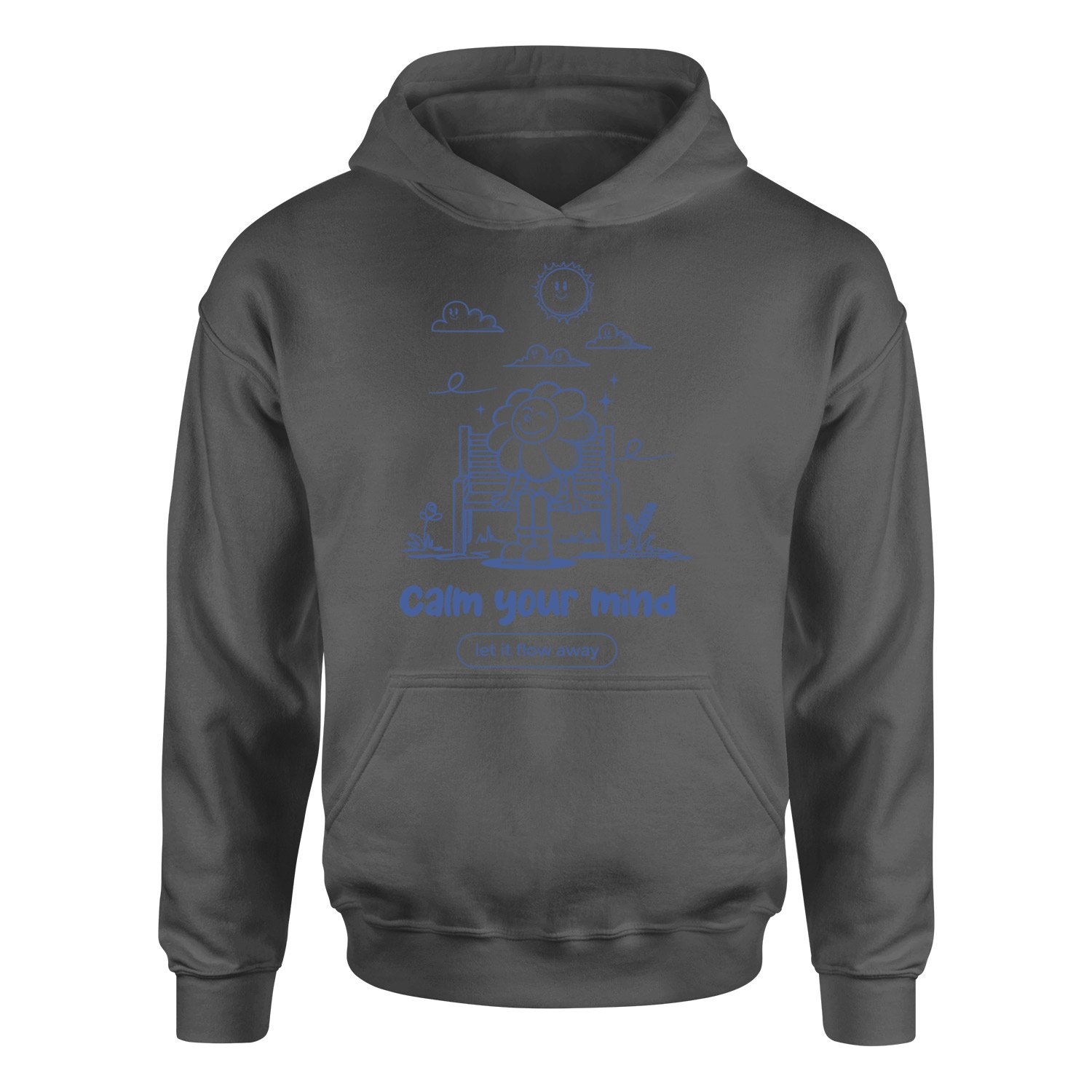 Calm Your Mind Hoodie XXL - Füme