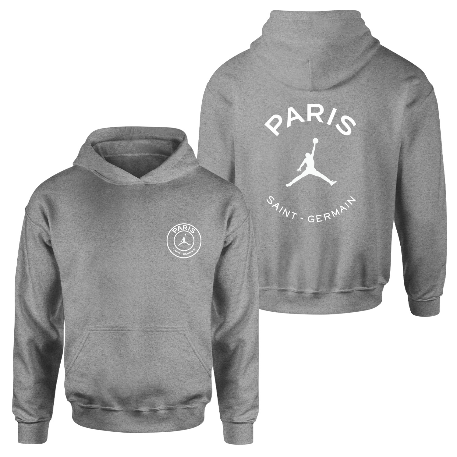 Air Jordan X Paris Saint Germain Hoodie S - Gri