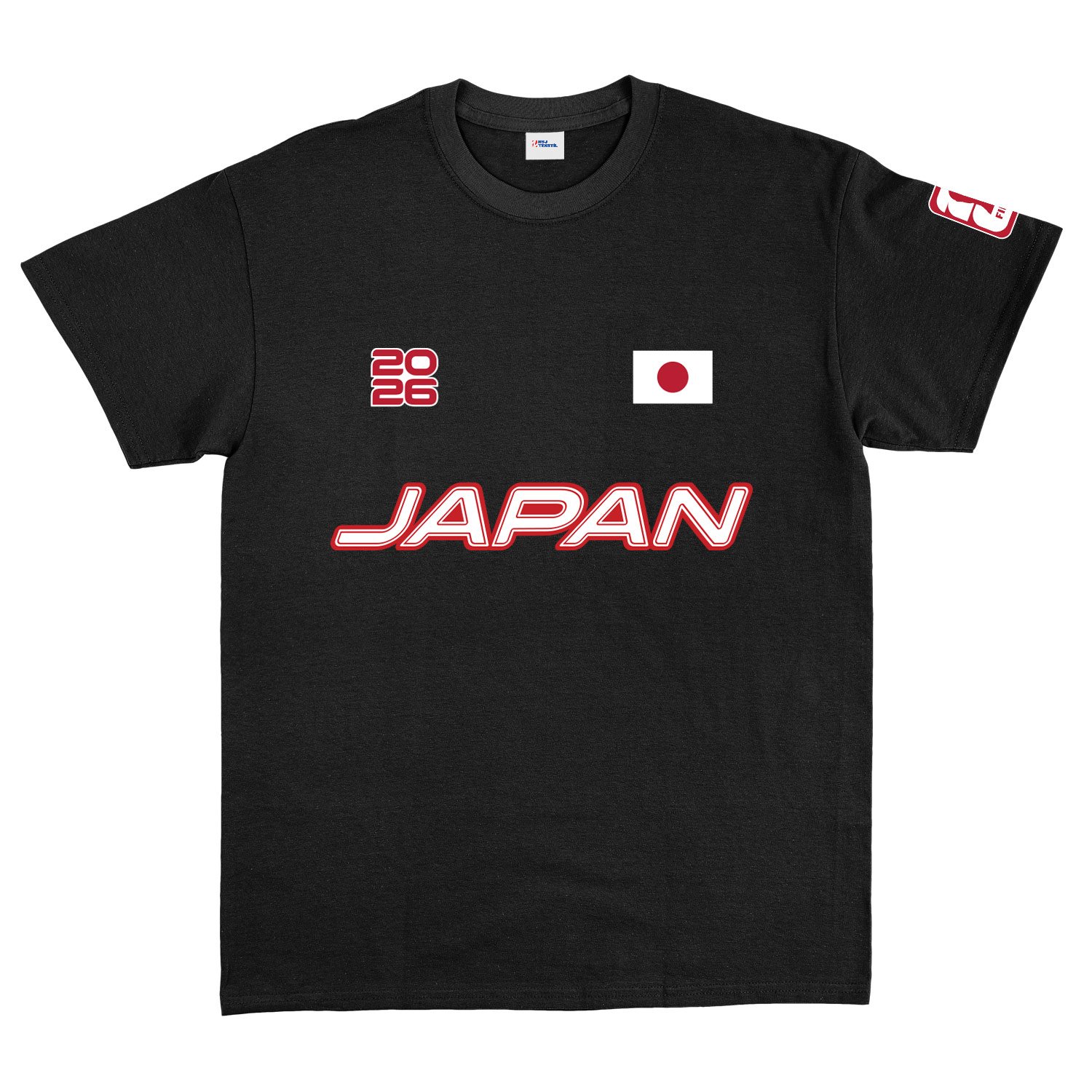 Japonya 2026 Tişört M - Siyah