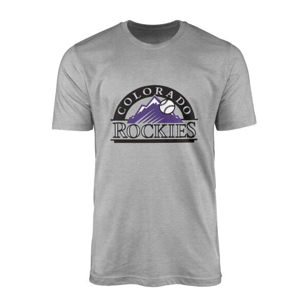 Colorado Rockies WL Tişört XL - Gri