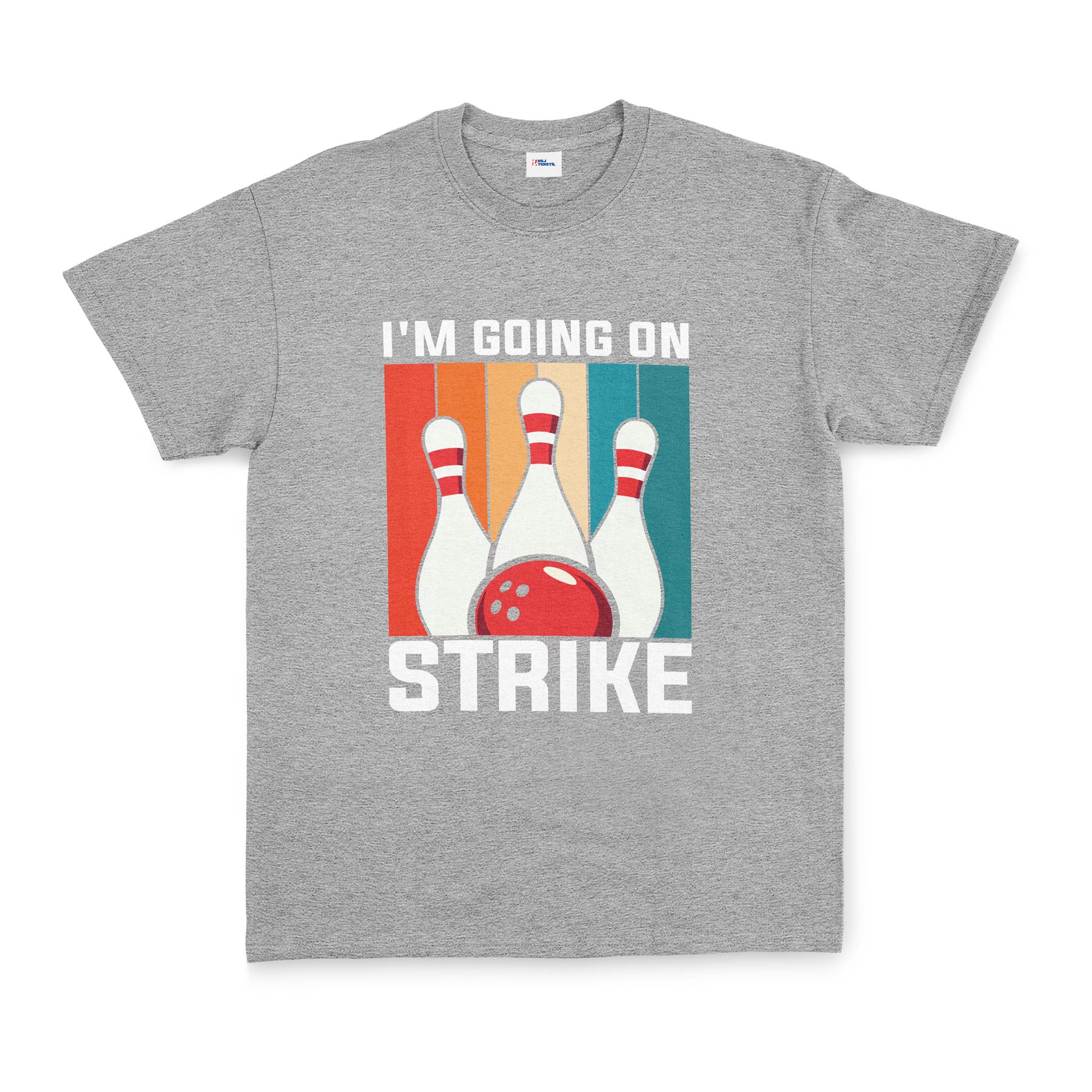 I’m Going On Strike Tişört M - Gri