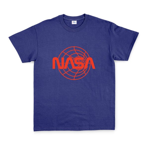 NASA Wormhole Tişört S - İndigo Mavisi