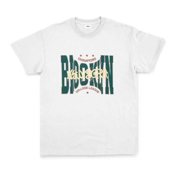 Brooklyn Bulged CCL Tişört XL - Beyaz