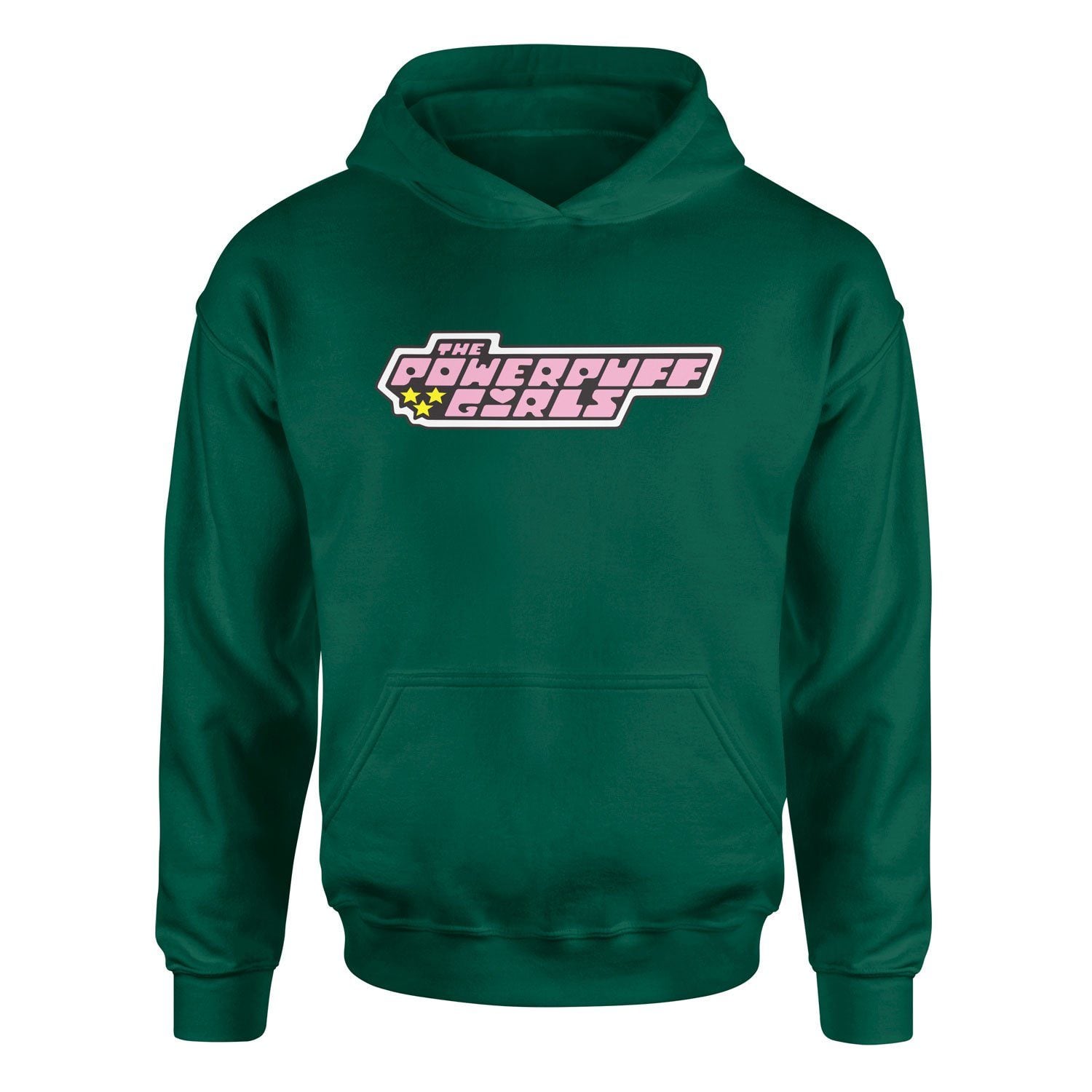 The Powerpuff Girls Hoodie M - Nefti Yeşili