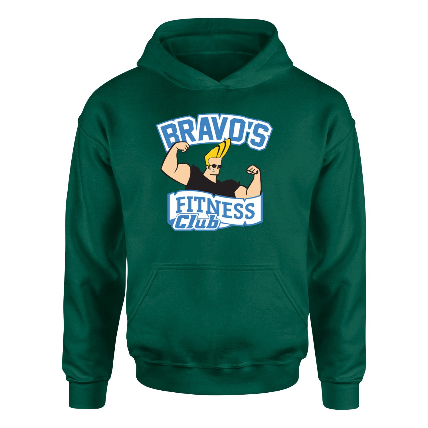 Bravo’s Fitness Club Hoodie S - Nefti Yeşili