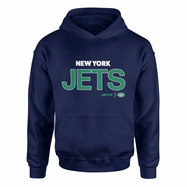 New York Jets AFC East Hoodie S - İndigo Mavisi