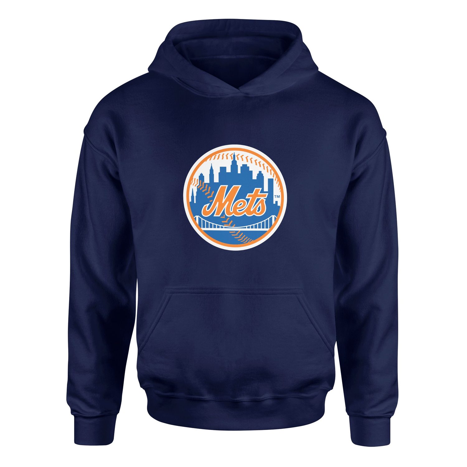 New York METS Baseball Hoodie L - İndigo Mavisi