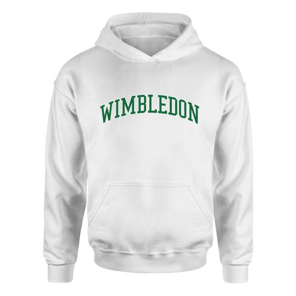 Wimbledon Hoodie M - Beyaz