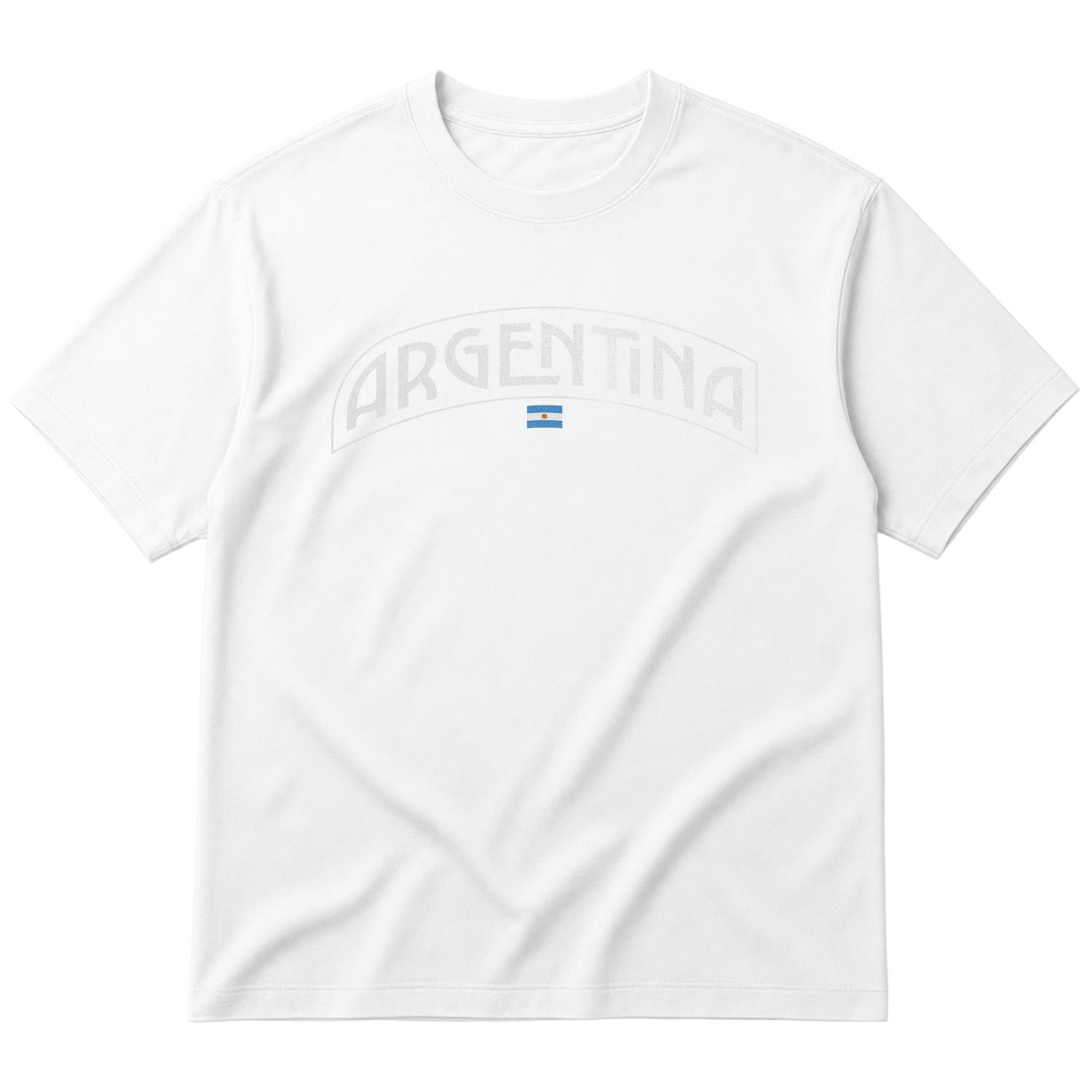 Arjantin Oversize Tişört XL - Beyaz