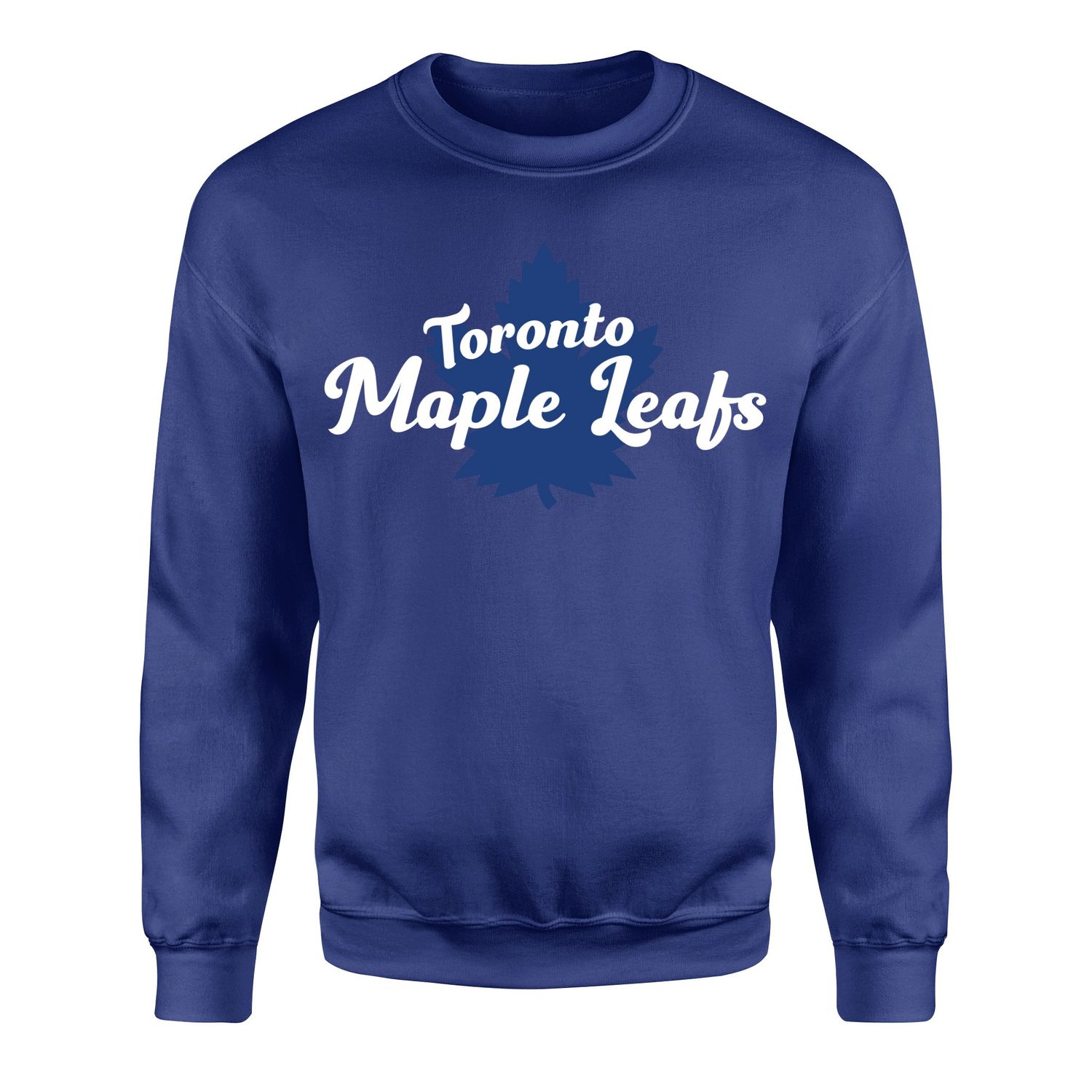 Toronto Maple Leafs Script Sweatshirt XXL - İndigo Mavisi