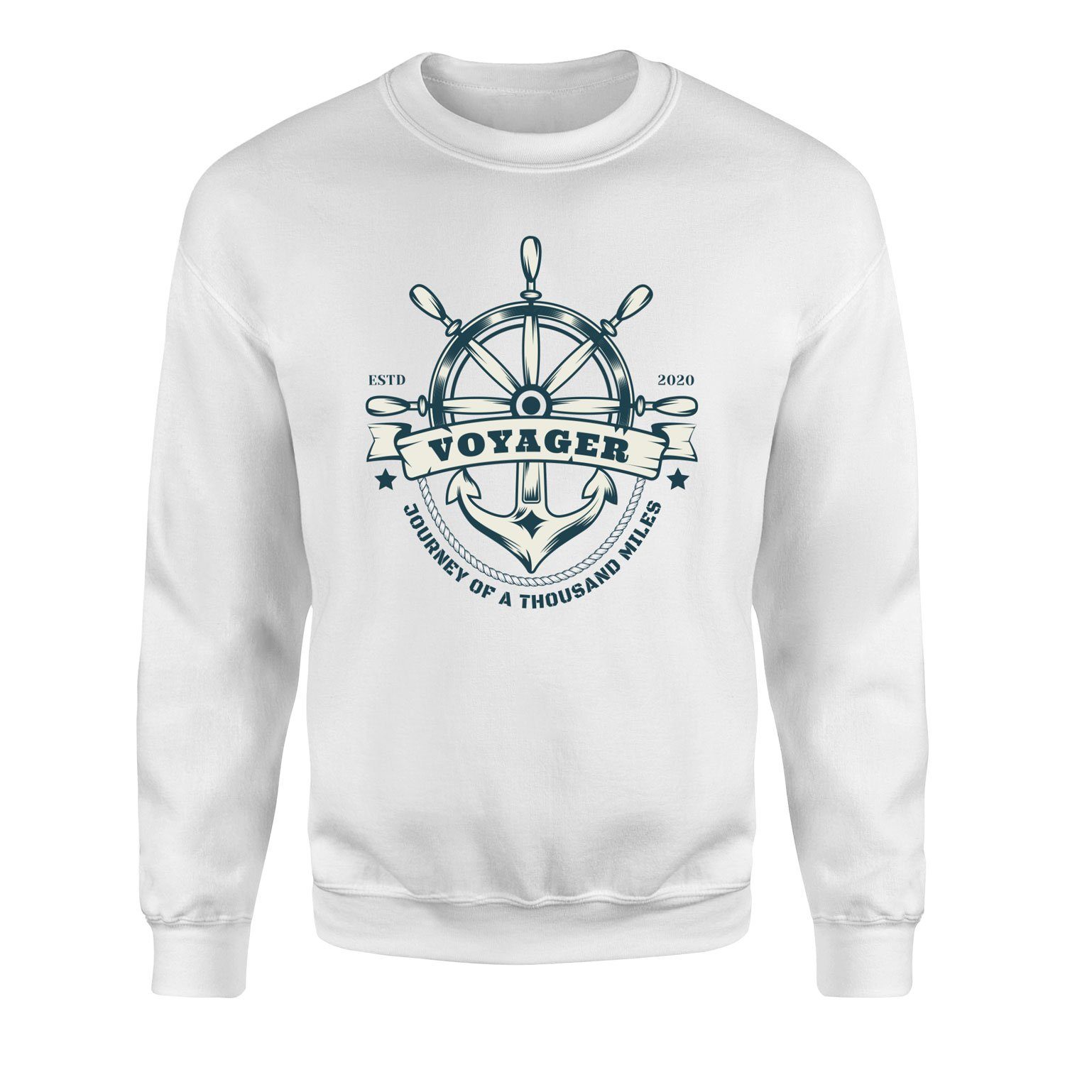 Voyager Denizci Sweatshirt XL - Beyaz