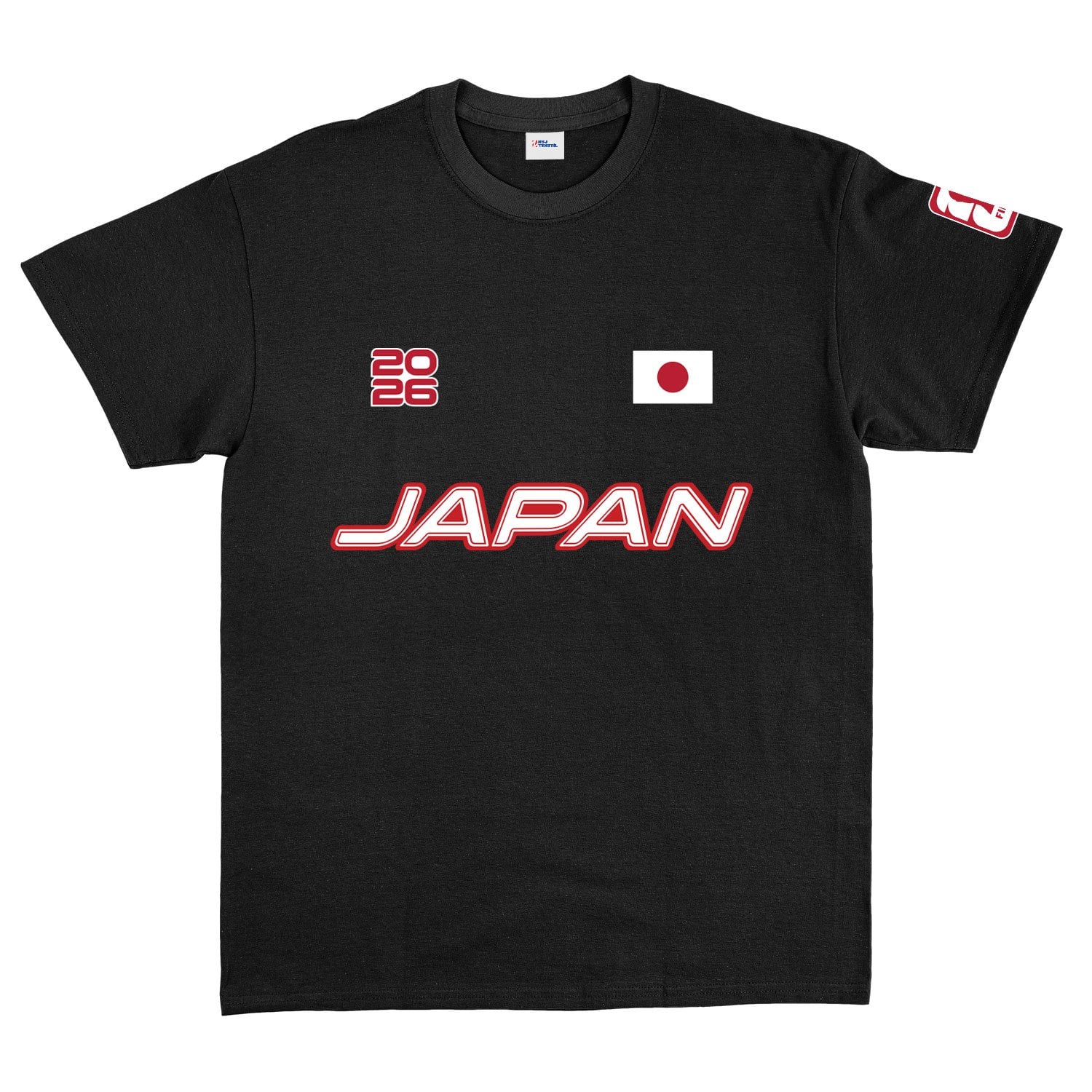 Japonya 2026 Tişört L - Siyah