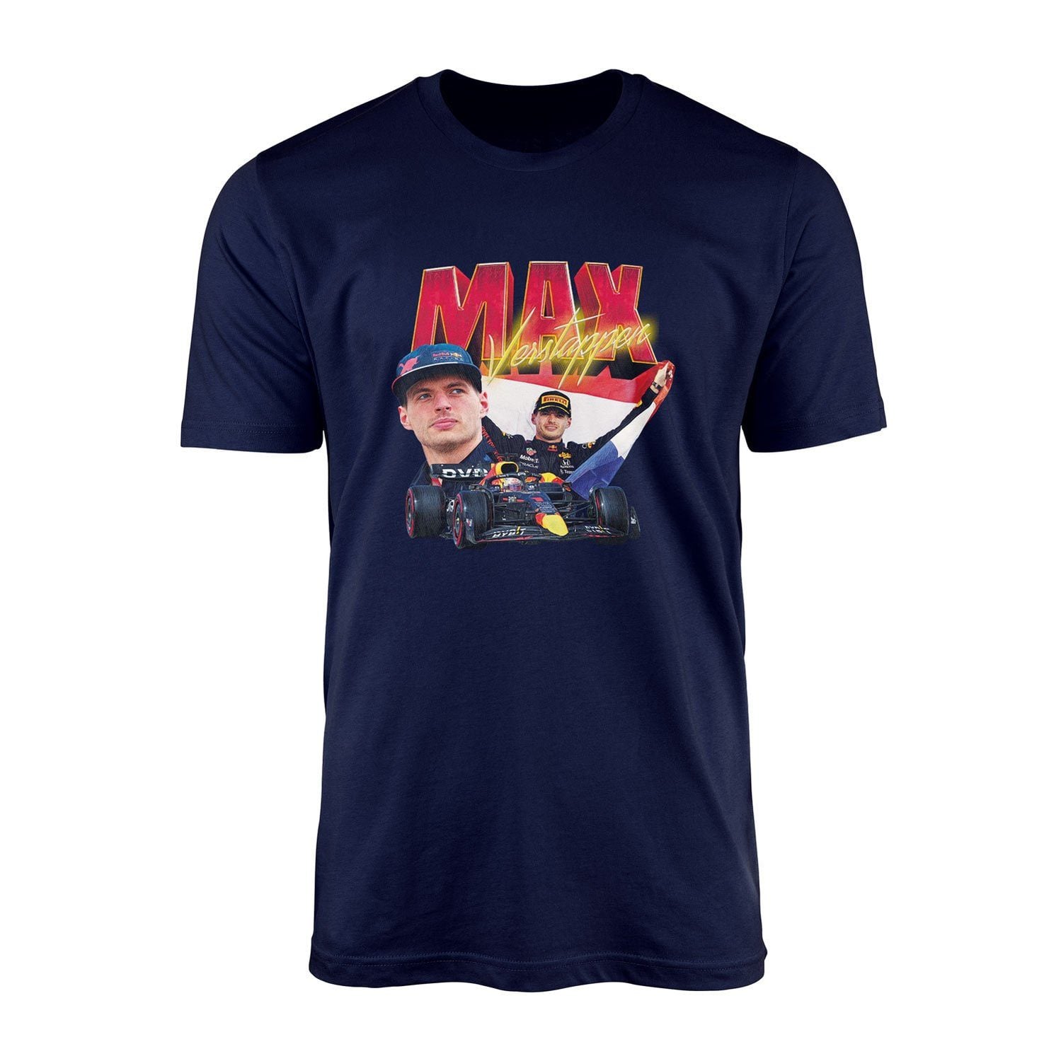 Max Verstappen Champion Tişört M - İndigo Mavisi