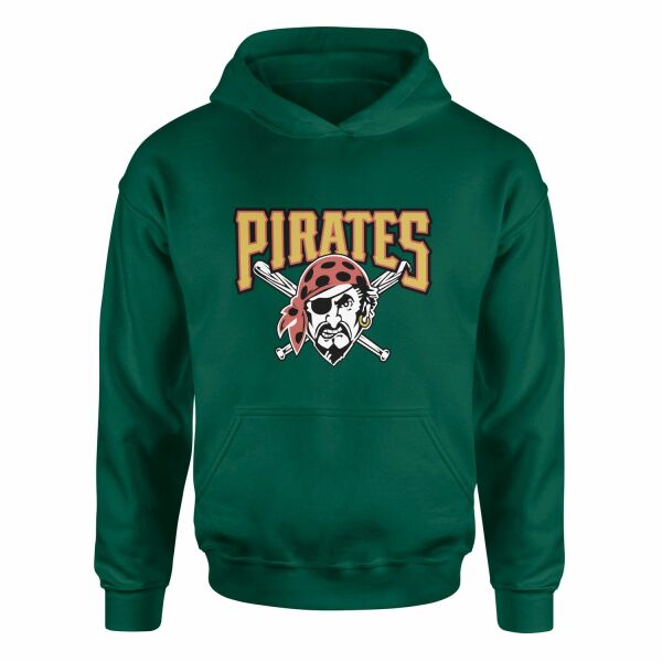 Pittsburgh Pirates | Vintage Hoodie L - Nefti Yeşili