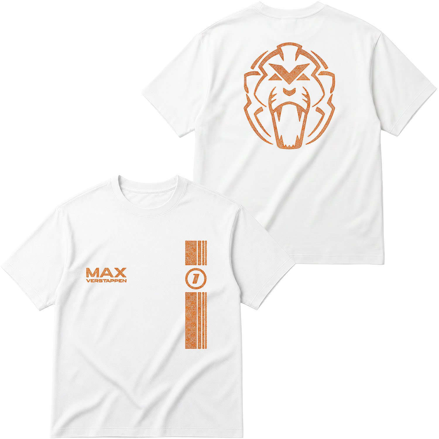 Max Verstappen Stamp Edition Oversize Tişört M - Beyaz