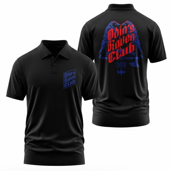 Odin's Raven Club Polo Tişört XL - Siyah