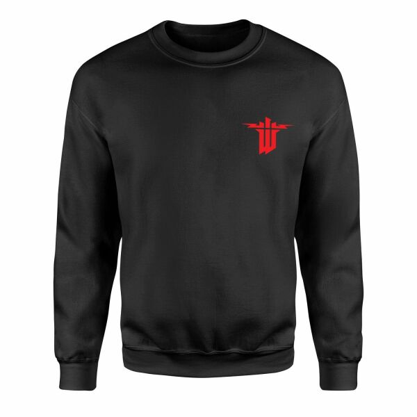 Wolfenstein Sweatshirt L - Siyah