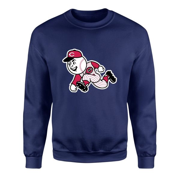 Mr. Red | Cincinnati Reds Sweatshirt S - İndigo Mavisi