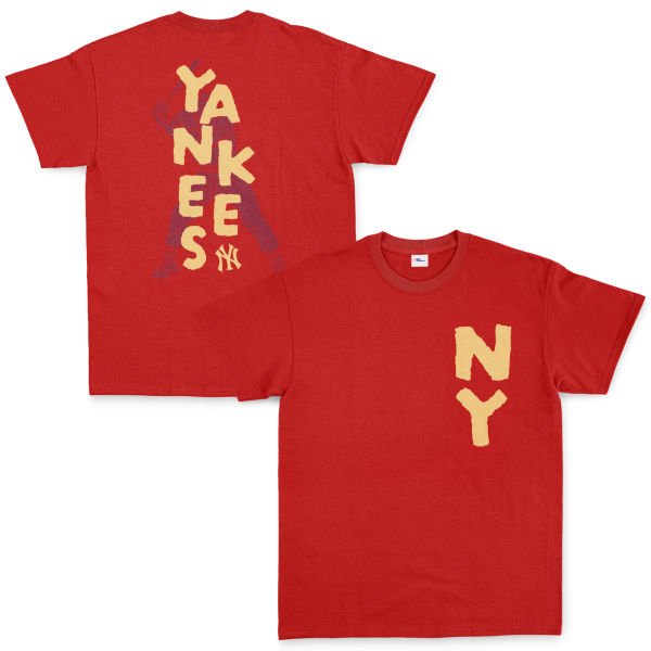 NY Yankees WS Legendary Edition Tişört L - Kırmızı
