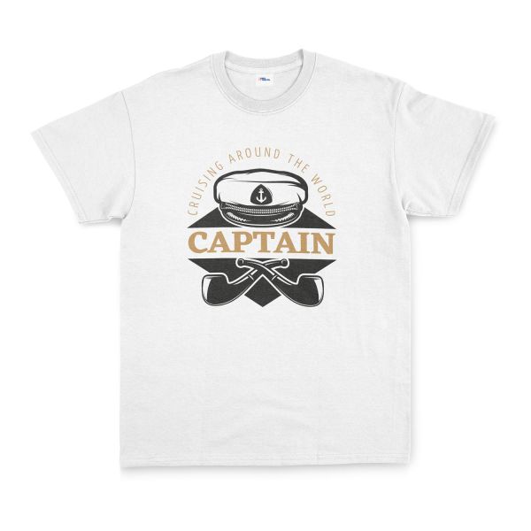 Captain Denizci Tişört M - Beyaz