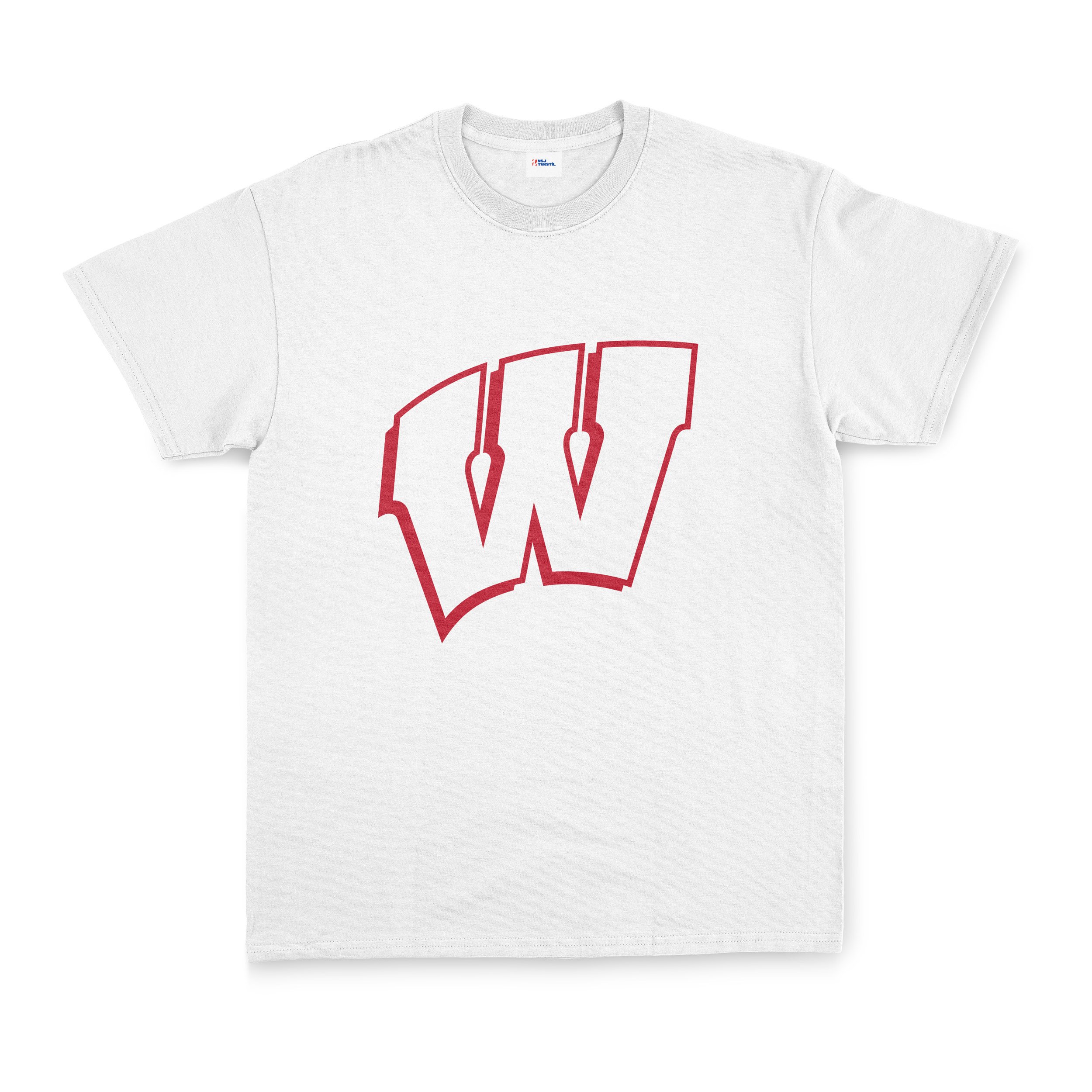 Wisconsin Badgers Tişört XXL - Beyaz