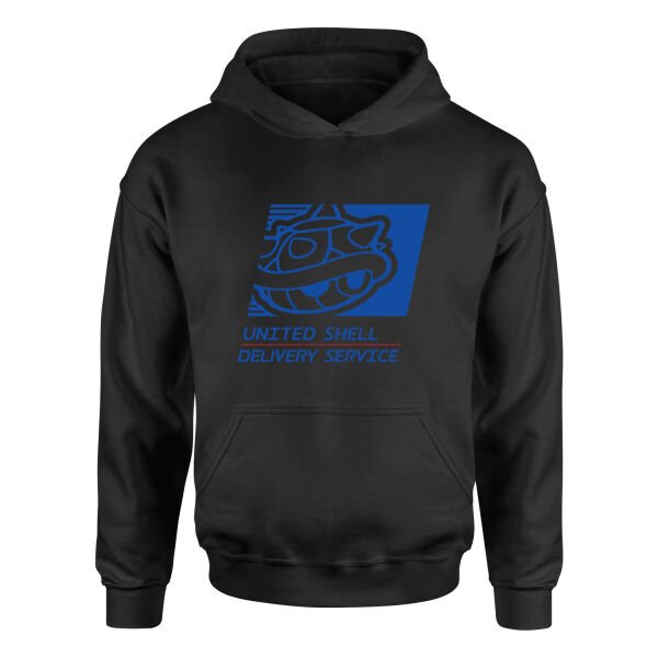 United Shell Delivery Service Hoodie XL - Siyah