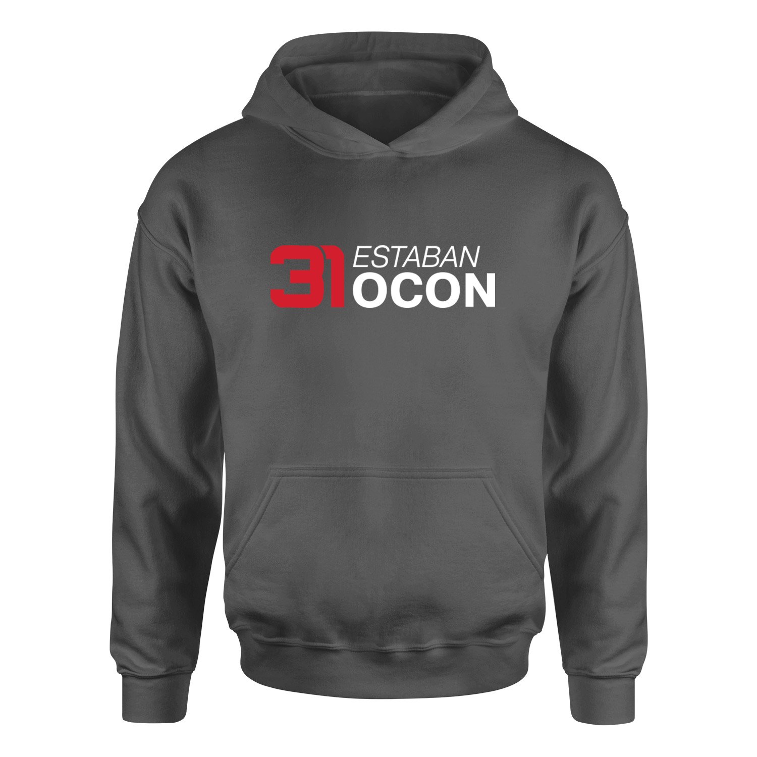 Estaban Ocon 31 Hoodie XXL - Füme