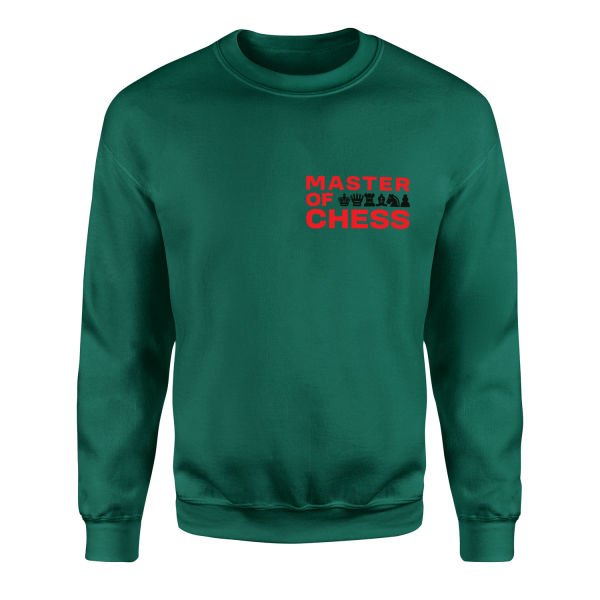 Master of Chess Sweatshirt M - Nefti Yeşili
