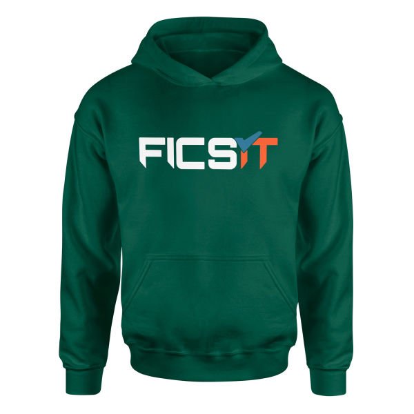 FICSIT Inc. | Satisfactory Hoodie L - Nefti Yeşili
