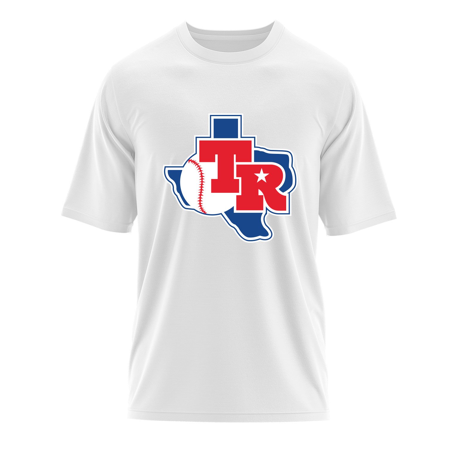 Texas Rangers TX Oversize Tişört S - Beyaz