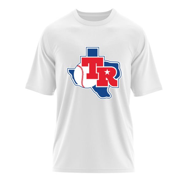 Texas Rangers TX Oversize Tişört S - Beyaz