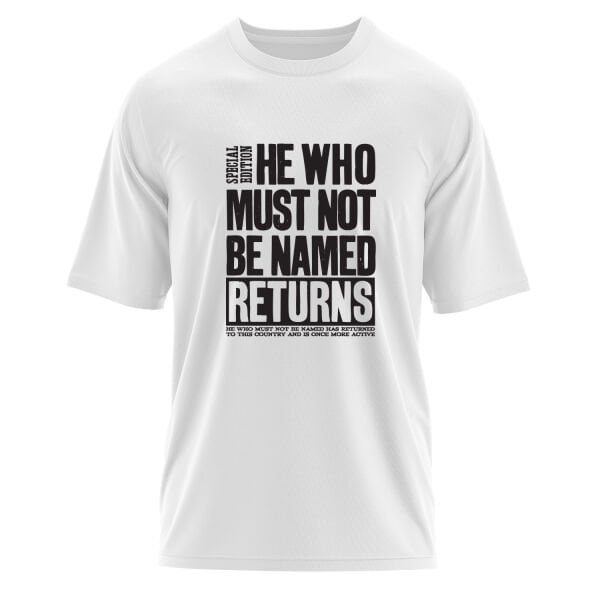 He Returned Oversize Tişört