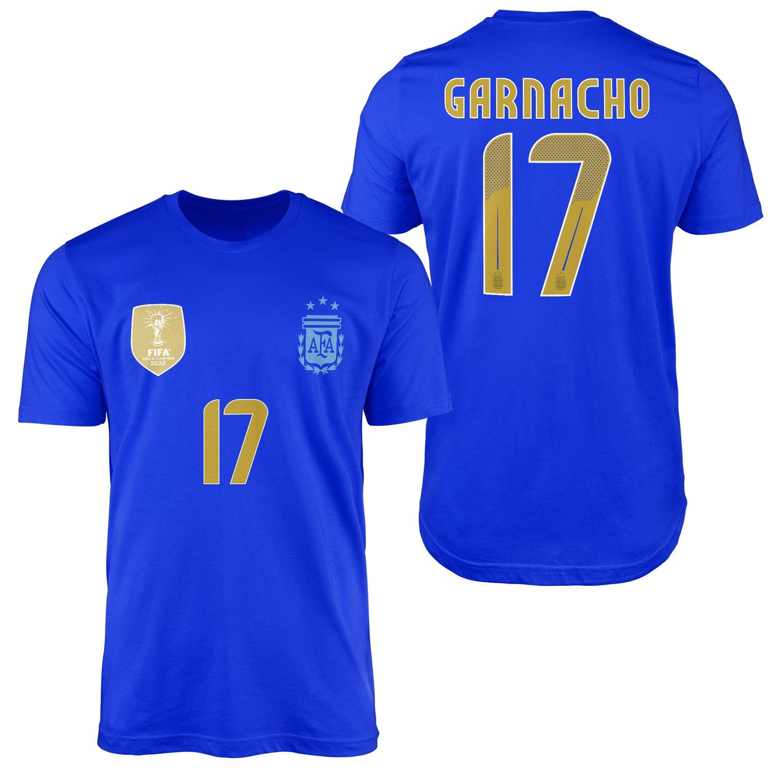 Alejandro Garnacho | Arjantin Copa America 2024 Forma Tişört XXL - Mavi