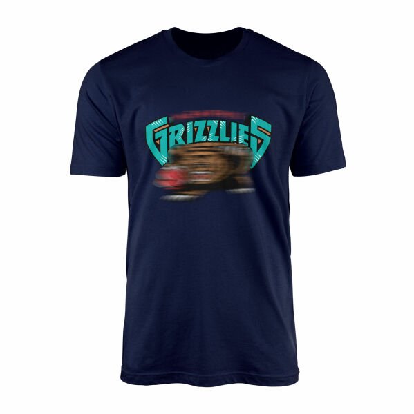 GRIZZLIES Retro Tişört M - İndigo Mavisi