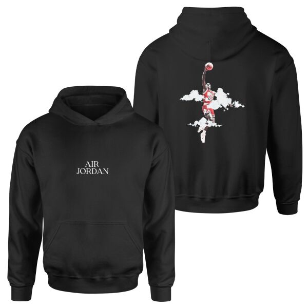 Air Jordan His Airness SE Hoodie L - Siyah