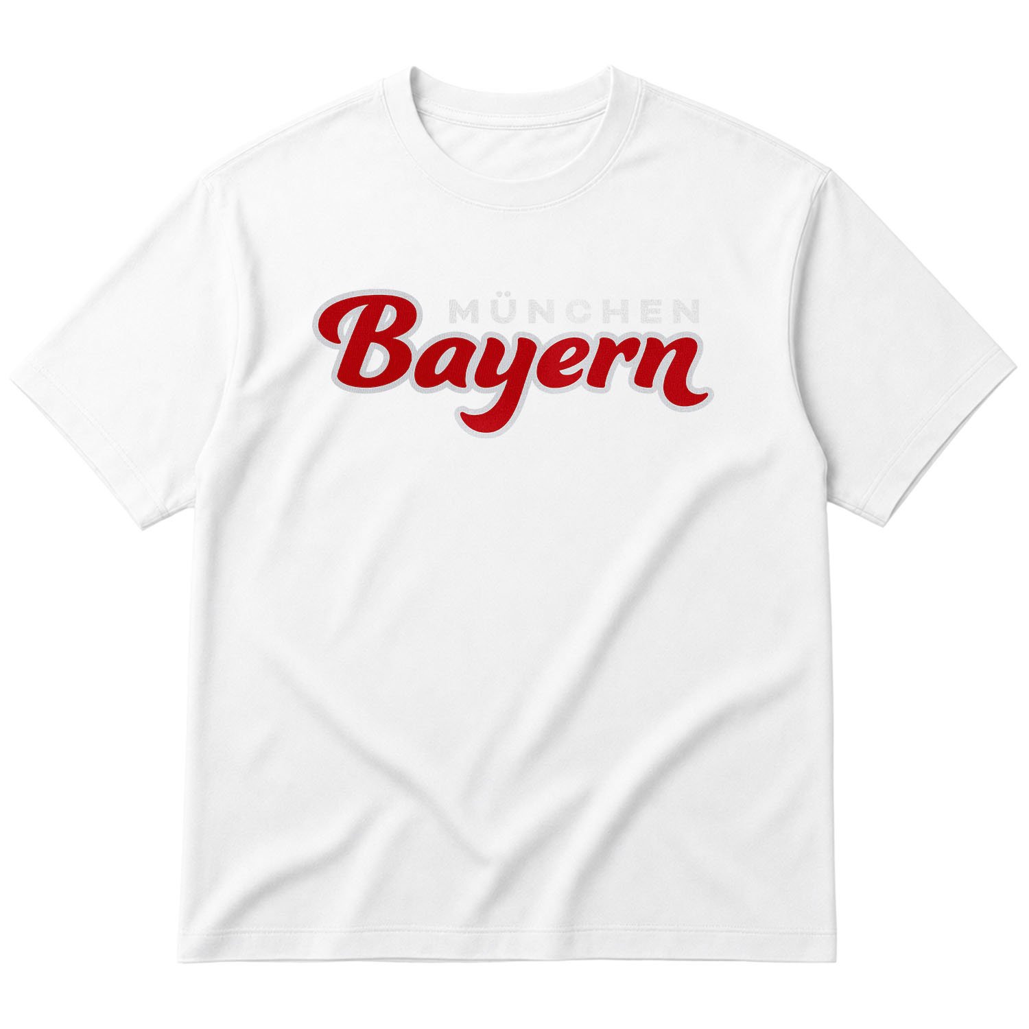 Bayern München Oversize Tişört XL - Beyaz