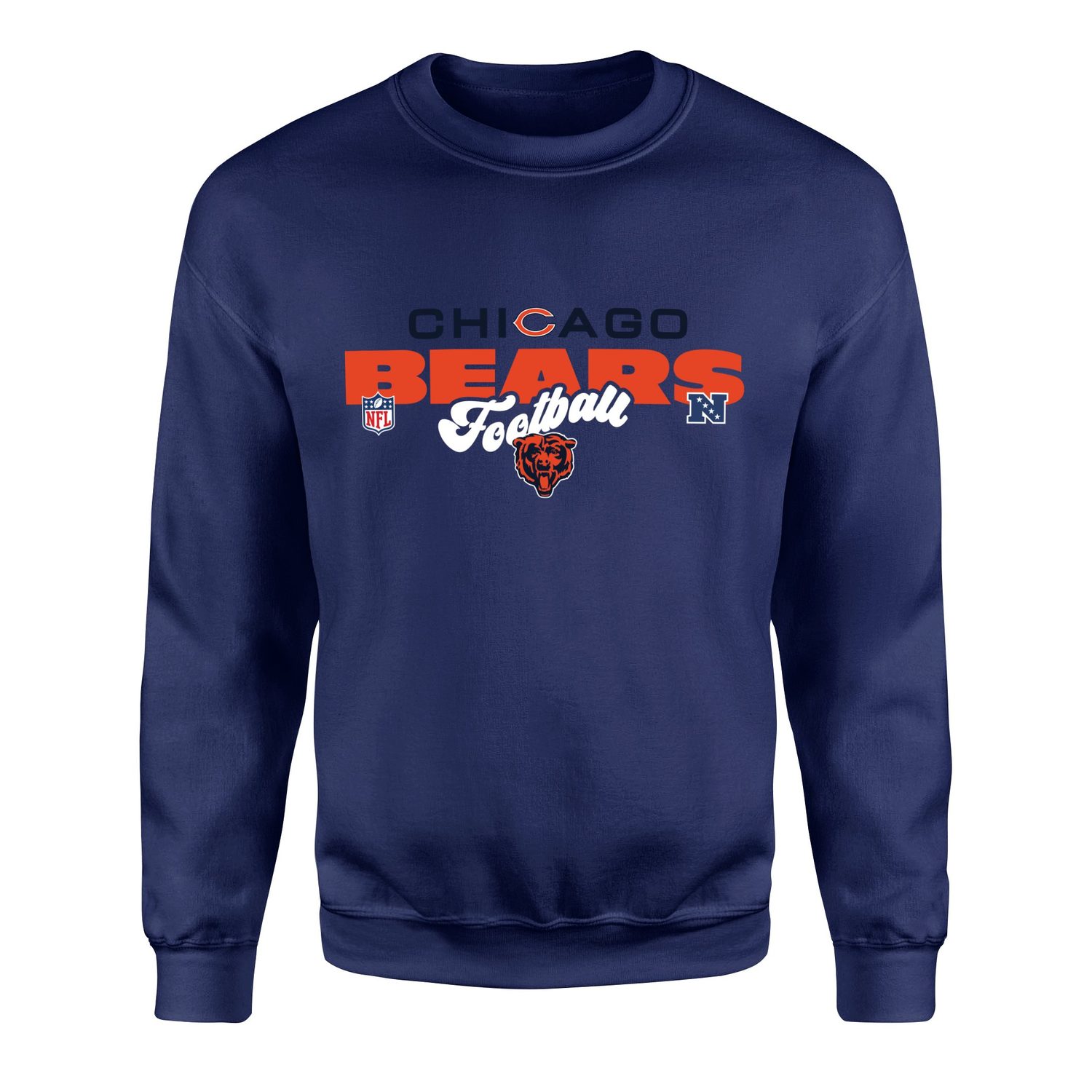 Chicago Bears Football NFC Sweatshirt XXL - İndigo Mavisi