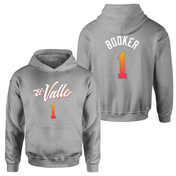 Devin Booker Phoenix Forma Hoodie M - Gri